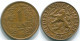 1 CENT 1968 NETHERLANDS ANTILLES Bronze Fish Colonial Coin #S10819.U.A - Antillas Neerlandesas