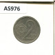 2 KORUN 1980 TSCHECHOSLOWAKEI CZECHOSLOWAKEI SLOVAKIA Münze #AS976.D.A - Cecoslovacchia