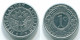 1 CENT 1996 NETHERLANDS ANTILLES Aluminium Colonial Coin #S13141.U.A - Antilles Néerlandaises