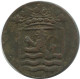 1765 ZEALAND VOC DUIT IINDES NÉERLANDAIS NETHERLANDS NEW YORK COLONIAL PENNY #AE713.16.F.A - Nederlands-Indië