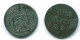 1/4 STUIVER 1823 SUMATRA NIEDERLANDE OSTINDIEN Copper Koloniale Münze #S11661.D.A - Indes Néerlandaises