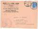1 Devant Env 18 BOURGES / YT 886 Gandon, Cachet Manuel  11/4/1952 & 1 Env Entière CONDRIEU CP 1 Hexagonal Tireté  -  124 - Manual Postmarks
