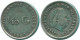 1/10 GULDEN 1963 ANTILLAS NEERLANDESAS PLATA Colonial Moneda #NL12608.3.E.A - Antilles Néerlandaises