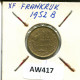 10 FRANCS 1952 B FRANCIA FRANCE Moneda #AW417.E.A - 10 Francs