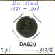 5 PFENNIG 1919 G DEUTSCHLAND Münze GERMANY #DA620.2.D.A - 5 Renten- & 5 Reichspfennig
