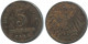 5 PFENNIG 1915 A ALEMANIA Moneda GERMANY #AE640.E.A - 5 Pfennig