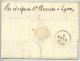 Strasbourg LYON 1829 Pour Cognac - 1792-1815: Dipartimenti Conquistati