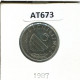 5 SCHILLING 1987 AUSTRIA Coin #AT673.U.A - Oostenrijk