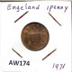 NEW PENNY 1971 UK GBAN BRETAÑA GREAT BRITAIN Moneda #AW174.E.A - 1 Penny & 1 New Penny