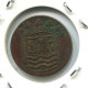 1745 ZEALAND VOC DUIT NEERLANDÉS NETHERLANDS Colonial Moneda #VOC1951.10.E.A - Indes Néerlandaises