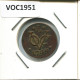 1745 ZEALAND VOC DUIT NEERLANDÉS NETHERLANDS Colonial Moneda #VOC1951.10.E.A - Indes Néerlandaises