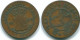 1 CENT 1857 INDIAS ORIENTALES DE LOS PAÍSES BAJOS INDONESIA Copper #S10039.E.A - Nederlands-Indië