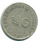 1/4 GULDEN 1967 ANTILLAS NEERLANDESAS PLATA Colonial Moneda #NL11506.4.E.A - Antilles Néerlandaises