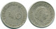 1/4 GULDEN 1967 ANTILLAS NEERLANDESAS PLATA Colonial Moneda #NL11506.4.E.A - Antilles Néerlandaises