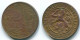 2 1/2 CENT 1965 CURACAO NIEDERLANDE Bronze Koloniale Münze #S10215.D.A - Curacao