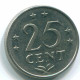 25 CENTS 1971 ANTILLAS NEERLANDESAS Nickel Colonial Moneda #S11566.E.A - Antilles Néerlandaises