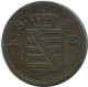 SAXONY 2 PFENNIG 1859 F Stuttgart Mint German States #DE10537.12.D.A - Other & Unclassified
