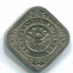 5 CENTS 1970 NETHERLANDS ANTILLES Nickel Colonial Coin #S12493.U.A - Niederländische Antillen