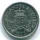 10 CENTS 1971 NIEDERLÄNDISCHE ANTILLEN Nickel Koloniale Münze #S13425.D.A - Antilles Néerlandaises