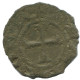 CRUSADER CROSS Authentic Original MEDIEVAL EUROPEAN Coin 0.7g/16mm #AC210.8.E.A - Autres – Europe