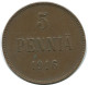 5 PENNIA 1916 FINLAND Coin RUSSIA EMPIRE #AB273.5.U.A - Finland