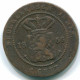 1 CENT 1856 INDES ORIENTALES NÉERLANDAISES INDONÉSIE INDONESIA Copper Colonial Pièce #S10021.F.A - Indes Neerlandesas