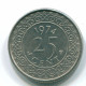 25 CENTS 1974 SURINAM NIEDERLANDE Nickel Koloniale Münze #S11241.D.A - Suriname 1975 - ...