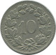 10 RAPPEN 1920 B SWITZERLAND Coin HELVETIA #AD948.2.U.A - Otros & Sin Clasificación