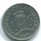 1 GULDEN 1971 NIEDERLÄNDISCHE ANTILLEN Nickel Koloniale Münze #S11920.D.A - Netherlands Antilles