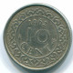 10 CENTS 1962 SURINAM NIEDERLANDE Nickel Koloniale Münze #S13199.D.A - Surinam 1975 - ...