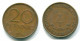 20 PFENNIG 1969 DDR EAST ALEMANIA Moneda GERMANY #DE10031.3.E.A - 20 Pfennig