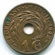 1 CENT 1942 NIEDERLANDE OSTINDIEN INDONESISCH Bronze Koloniale Münze #S10316.D.A - Indes Néerlandaises