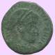 LATE ROMAN IMPERIO Follis Antiguo Auténtico Roman Moneda 2.3g/17mm #ANT2068.7.E.A - Der Spätrömanischen Reich (363 / 476)