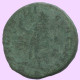 LATE ROMAN IMPERIO Follis Antiguo Auténtico Roman Moneda 2.3g/17mm #ANT2068.7.E.A - The End Of Empire (363 AD To 476 AD)