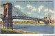 AETP9-USA-0723 - CINCINNATI - OHIO - Suspension Bridge Over Ohio River Showing Cincinnati In Background - Cincinnati