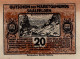 20 HELLER 1920 Stadt SAALFELDEN Salzburg Österreich Notgeld Banknote #PE847 - [11] Emissions Locales