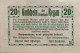 20 HELLER 1920 Stadt REGAU Oberösterreich Österreich UNC Österreich Notgeld Banknote #PH057 - [11] Emissioni Locali