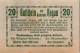 20 HELLER 1920 Stadt REGAU Oberösterreich Österreich Notgeld Banknote #PD947 - [11] Local Banknote Issues