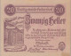 20 HELLER 1920 Stadt PURKERSDORF Niedrigeren Österreich Notgeld #PE421 - [11] Local Banknote Issues