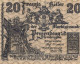20 HELLER 1920 Stadt PERSENBEUG Niedrigeren Österreich Notgeld #PE409 - [11] Local Banknote Issues
