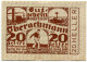 20 HELLER 1920 Stadt OBERACHMANN Oberösterreich Österreich Notgeld Papiergeld Banknote #PL890 - [11] Local Banknote Issues