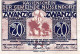 20 HELLER 1920 Stadt NUSSENDORF-ARTSTETTEN Niedrigeren Österreich #PE432 - [11] Local Banknote Issues