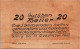 20 HELLER 1920 Stadt NEUSTADTL AN DER DONAU NABEGG JUDENHOF Österreich #PE425 - [11] Local Banknote Issues