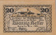 20 HELLER 1920 Stadt NEUHOFEN AN DER KREMS Oberösterreich Österreich Notgeld Papiergeld Banknote #PG631 - [11] Local Banknote Issues