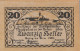 20 HELLER 1920 Stadt NEUHOFEN AN DER KREMS Oberösterreich Österreich Notgeld Papiergeld Banknote #PG631 - Lokale Ausgaben