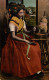 O7 - Carte Postale Fantaisie - Spreewälderin Am Spinnrade - Femme Du Spreewald Au Rouet - Costumes