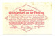 20 Heller 1920 WEISENBACH Österreich UNC Notgeld Papiergeld Banknote #P10434 - Lokale Ausgaben