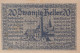 20 HELLER 1920 Stadt ZELL AN DER PRAM Oberösterreich Österreich Notgeld #PE123 - [11] Local Banknote Issues