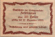 20 HELLER 1920 Stadt ZEISELMAUER Niedrigeren Österreich Notgeld #PE121 - [11] Local Banknote Issues