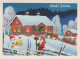 PAPÁ NOEL NAVIDAD Fiesta Vintage Tarjeta Postal CPSMPF #PAJ459.A - Santa Claus